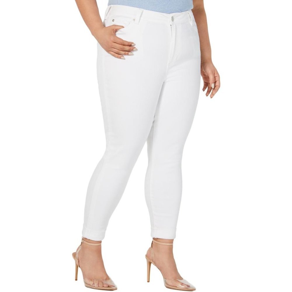 Celebrity‎ Pink women plus size 16 white denim high
